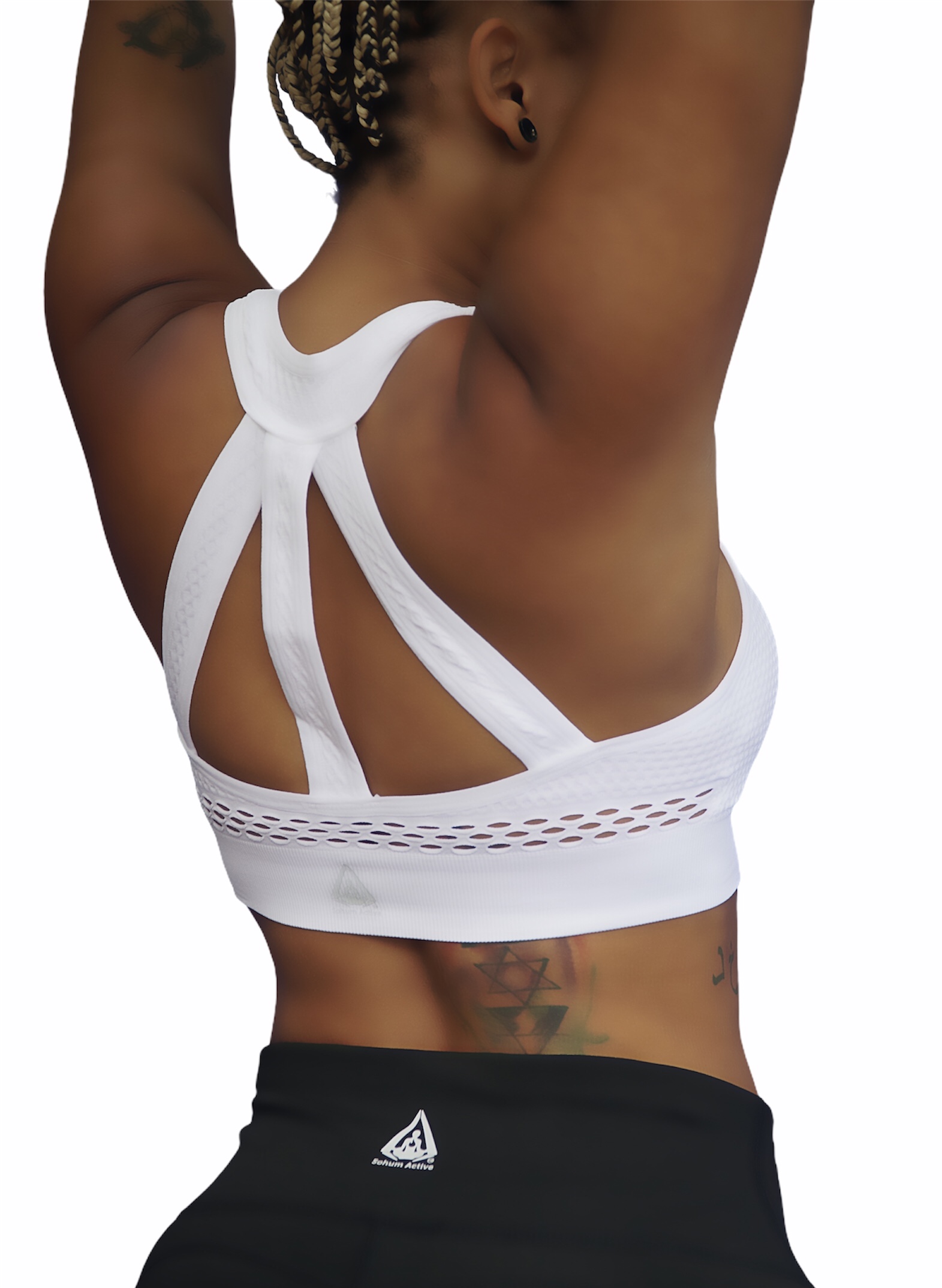 SOOMLON Sexy Bras for Women Fitness Yoga Quick Drying Shockproof Vest  Running Sports Bra Training Bras Classic Bra White S 